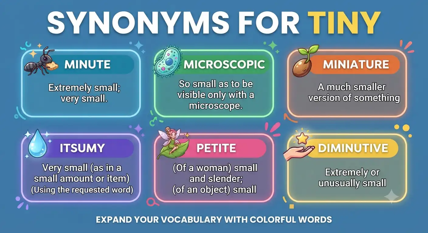 synonyms for tiny