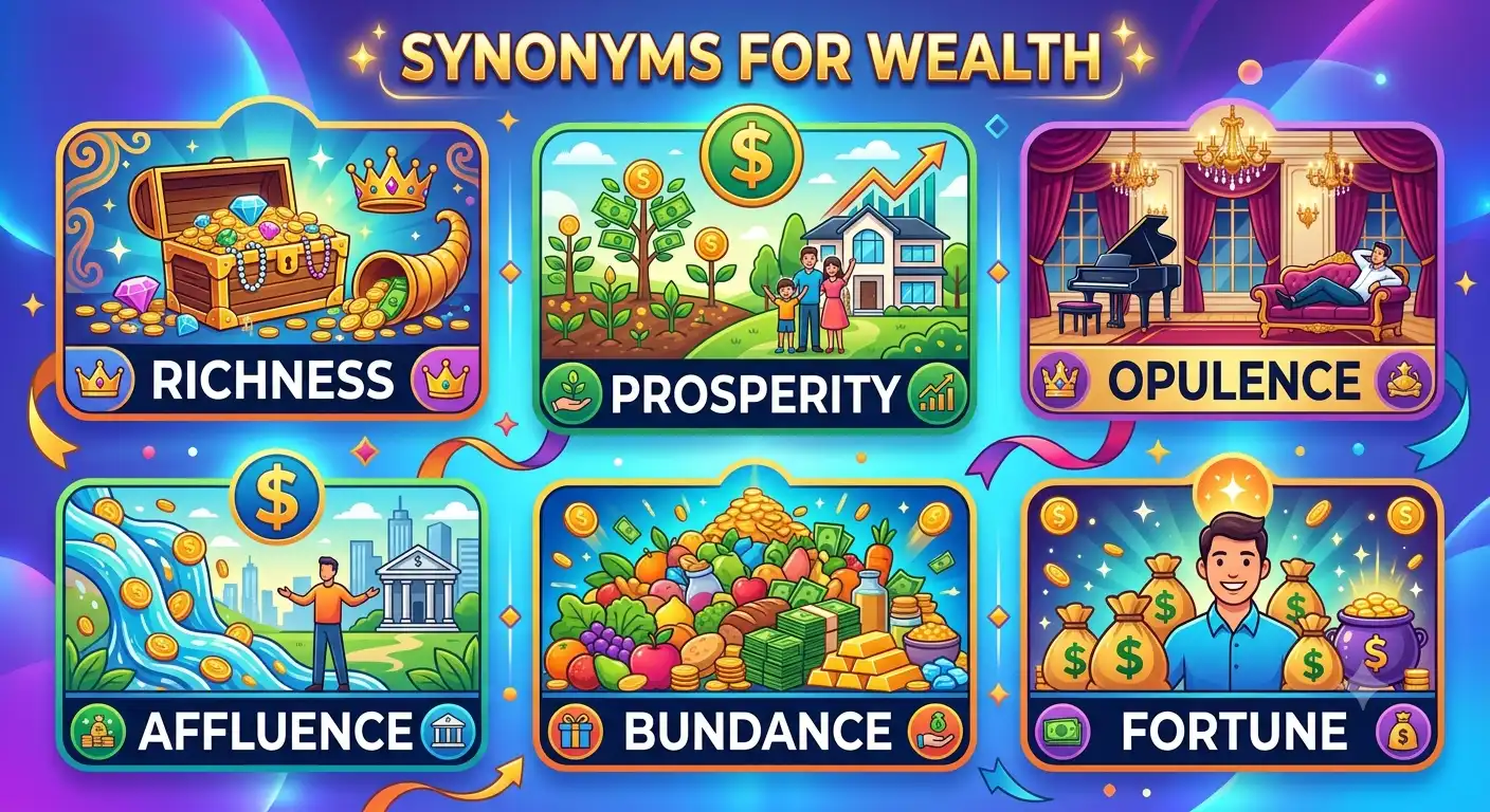 synonyms for wealth