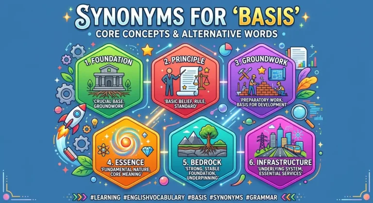 synonyms for basis