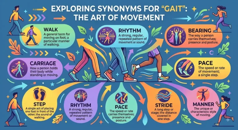 synonyms for gait