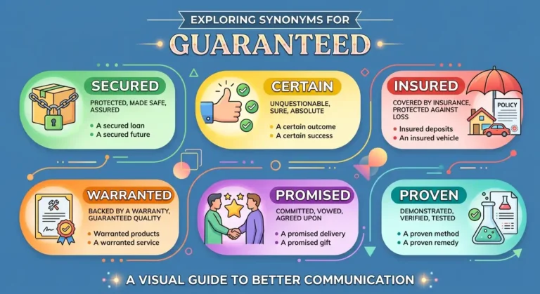 synonyms for guaranteed