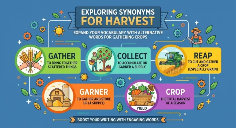 synonyms for harvest