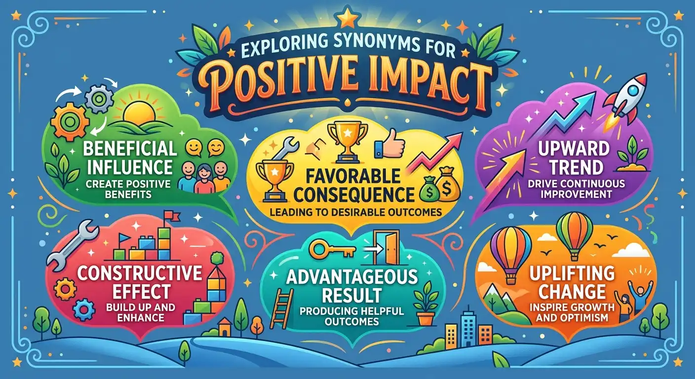 synonyms for positive impact