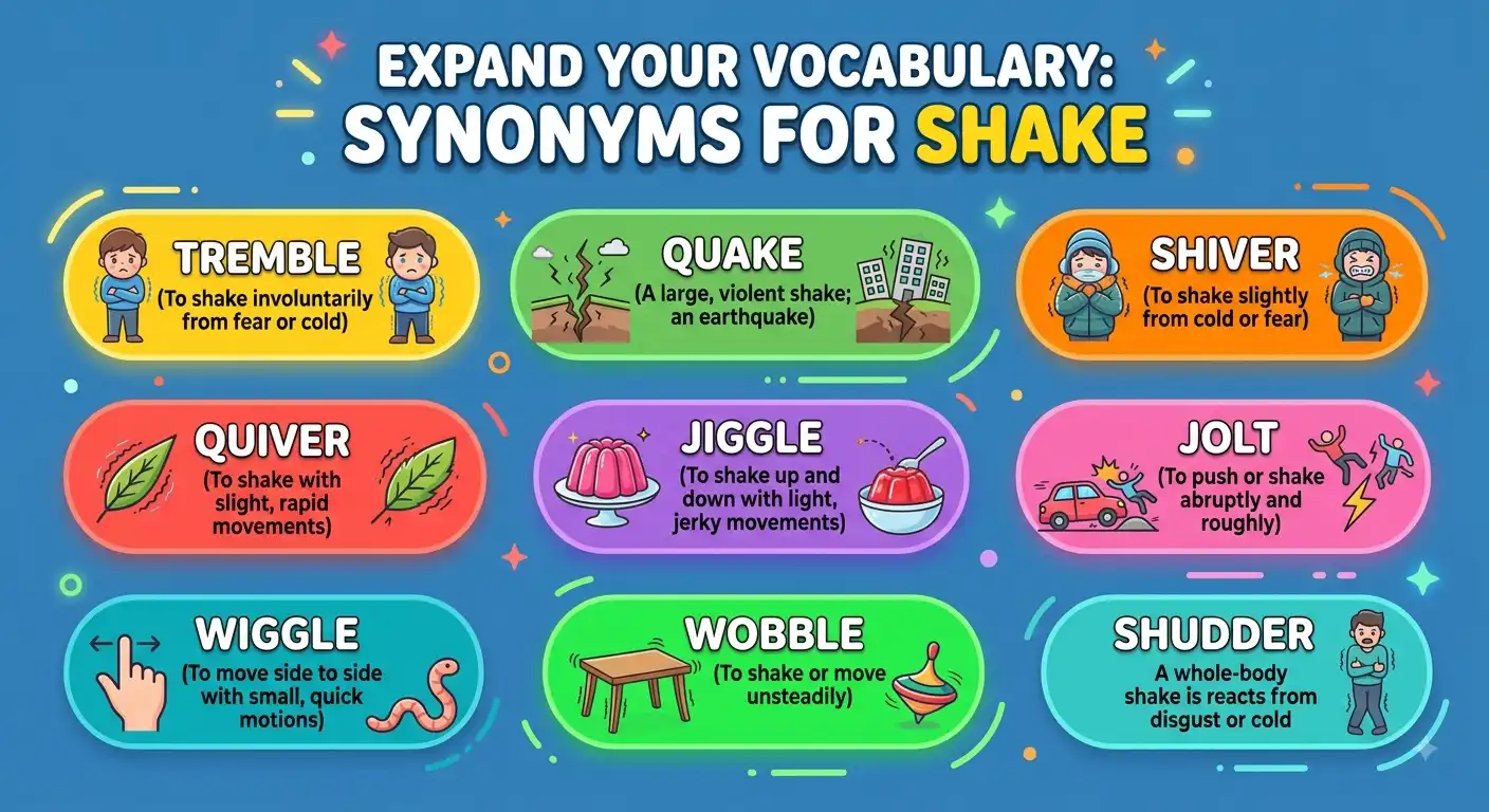 synonyms for shake