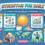 synonyms for daily